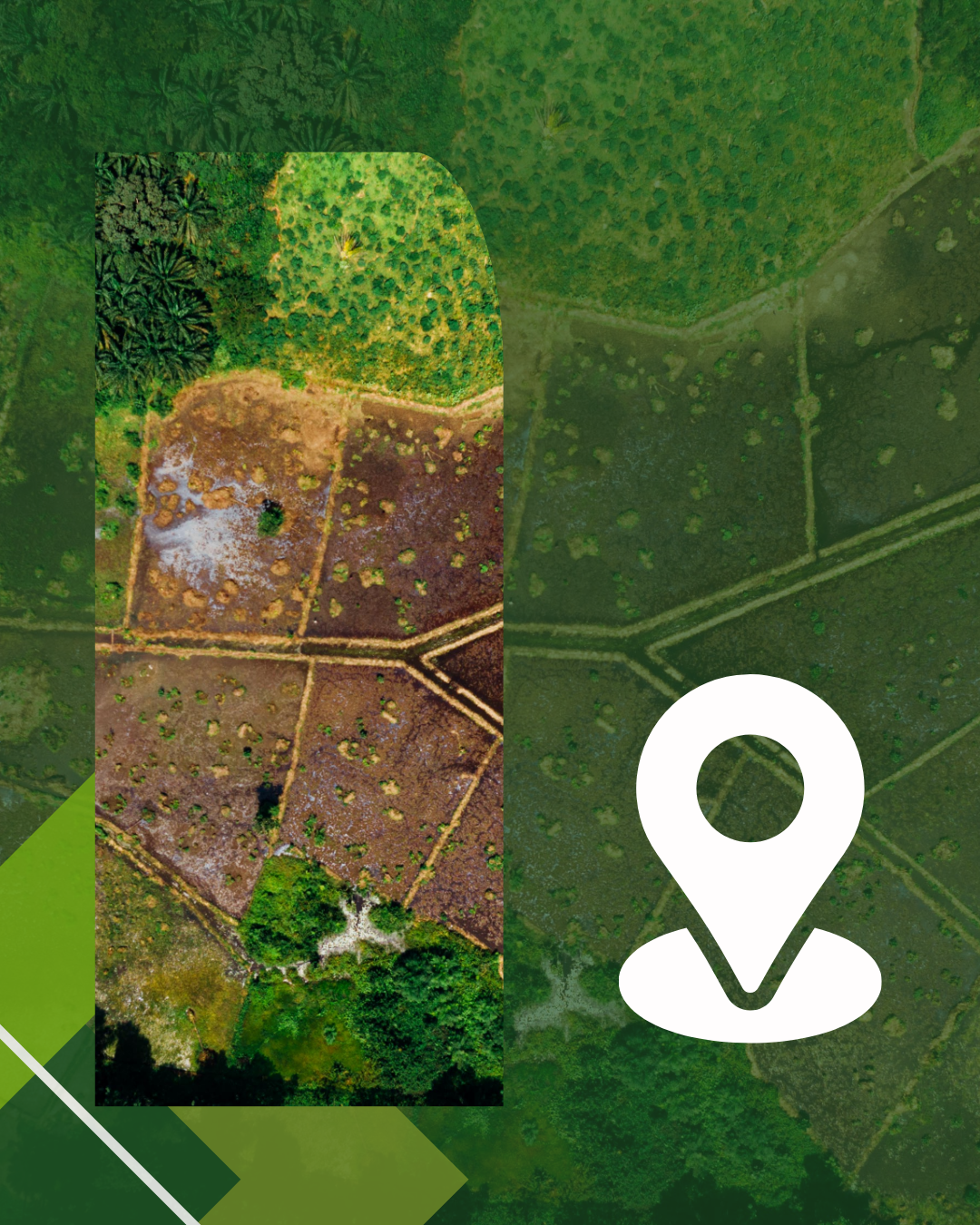 Green and White Modern Land Plot Sale Promotion Instagram Post (1)